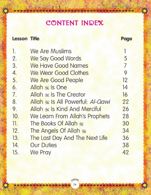 Table of Content