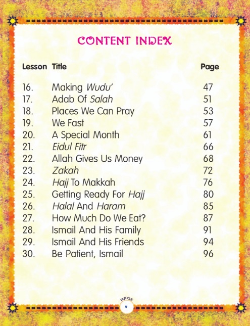 Table of Content
