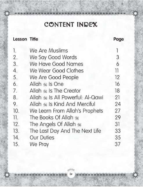 Table of Content