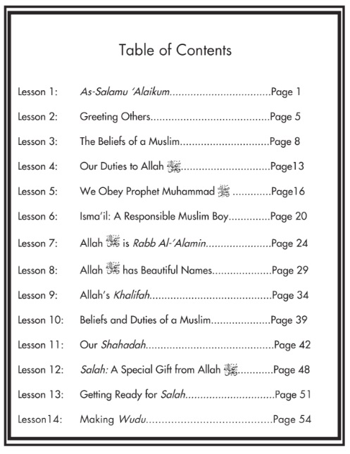 Table of Content