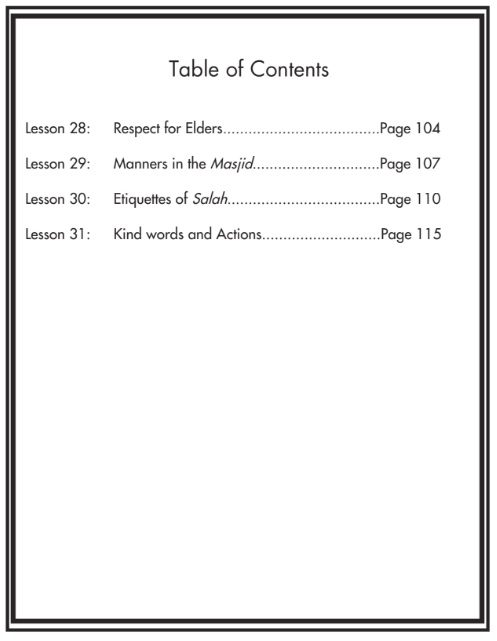 Table of Content
